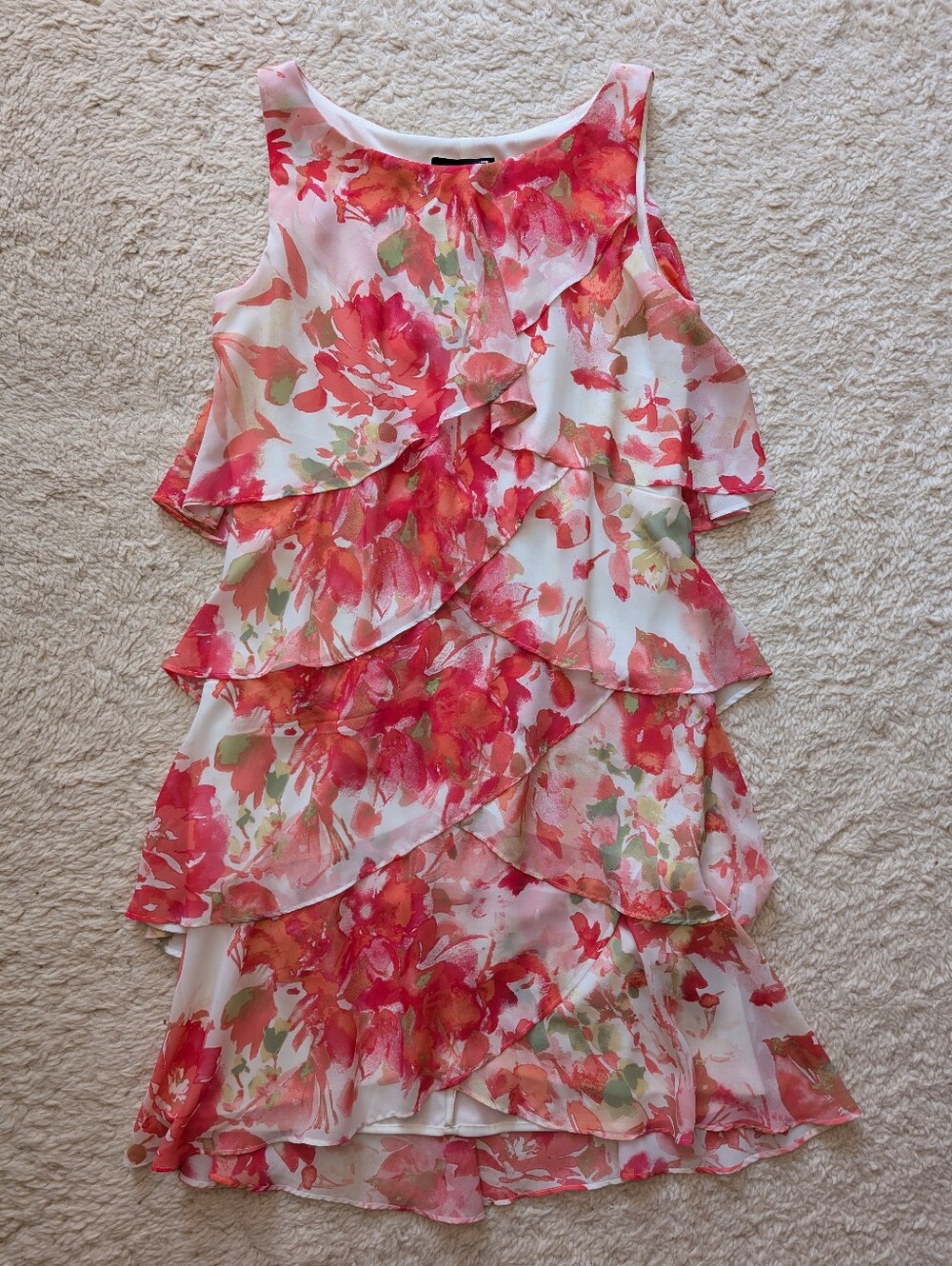 Laura Floral Layered Dress